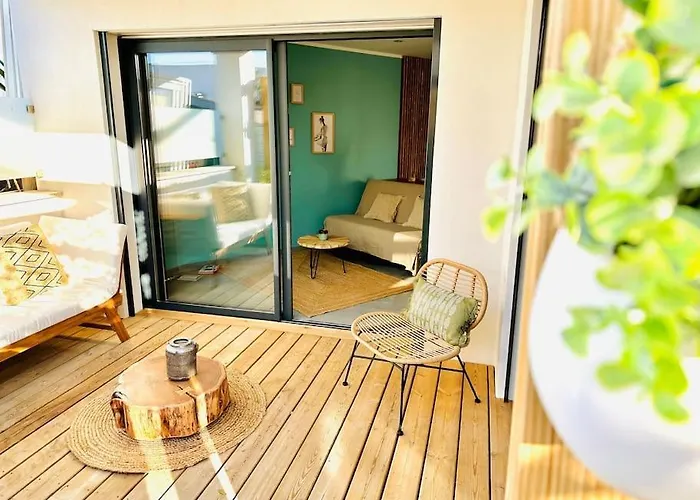 T2 « boheme » Avec Spa… Apartmán *